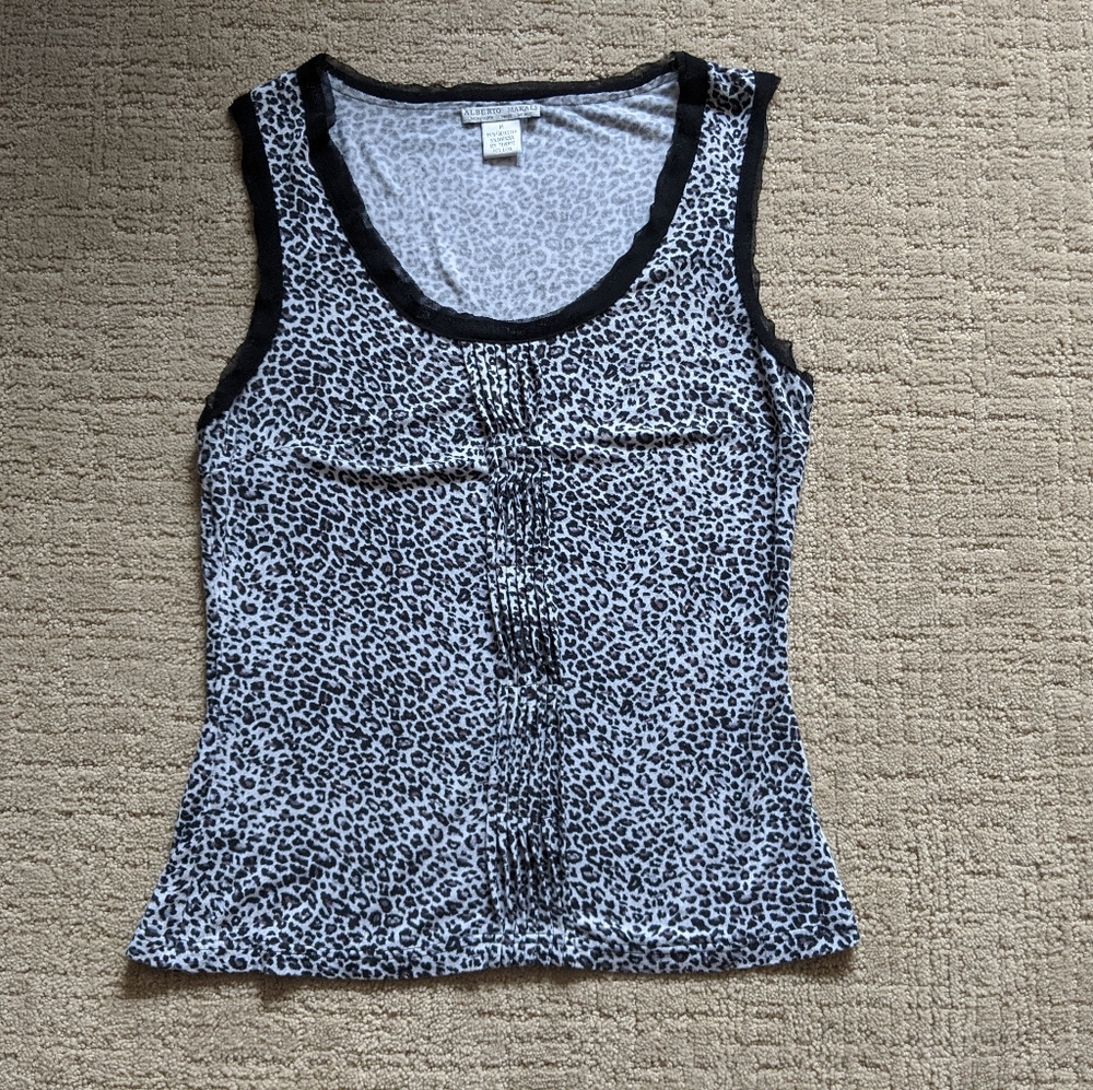 Alberto Makali Animal Print Tank